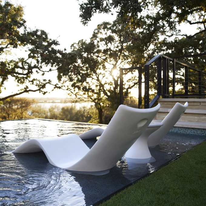Add Style and Comfort to Your Pool With the Ledge Lounger