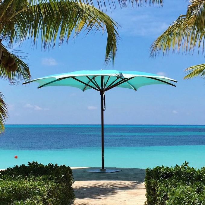 Large Patio Furniture and Umbrellas