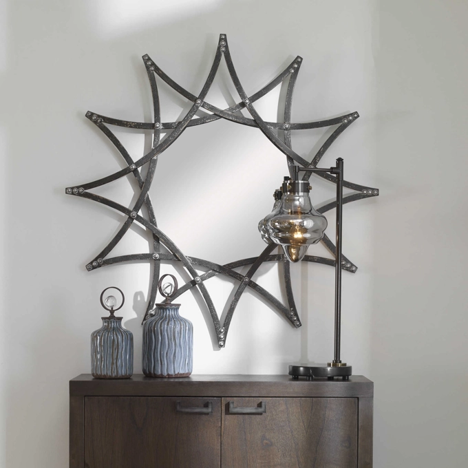 Add Elegance To Your Decor With The Uttermost Round Mirror